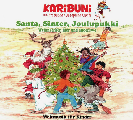 Lieder-/Sachbuch Santa, Sinter, Joulupukki