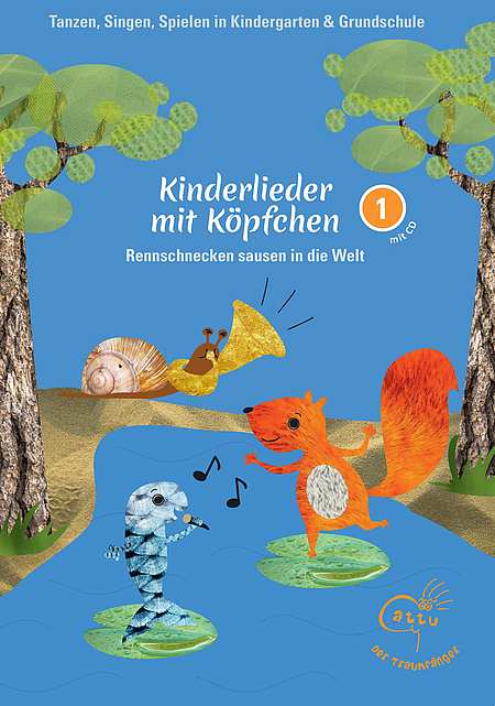 Lieder-/Sachbuch Kinderlieder mit Köpfchen 1 - Rennschnecken sausen in die Welt